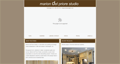 Desktop Screenshot of mariondelpriorestudio.com