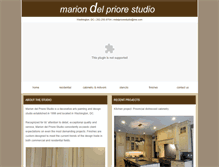 Tablet Screenshot of mariondelpriorestudio.com